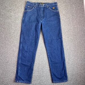 Wrangler FR Flame Resistant Relaxed Jeans Mens 36x34 Blue FR31MWZ HRC2 Workwear